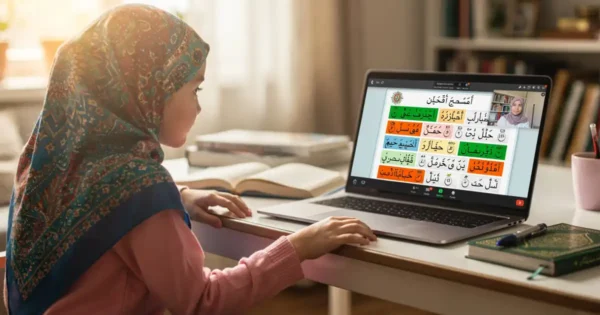 Start Quran with Tajweed online classes with certified tutors for correct pronunciation